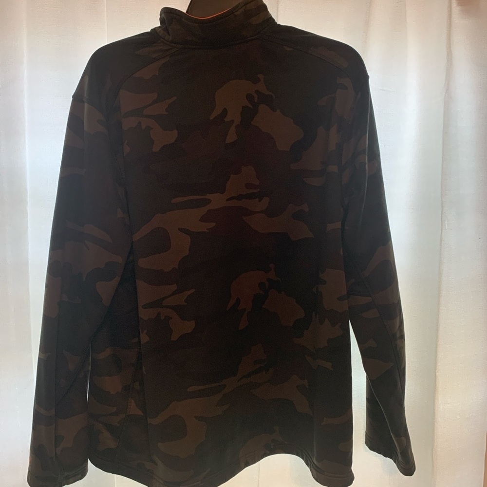 camo half zip